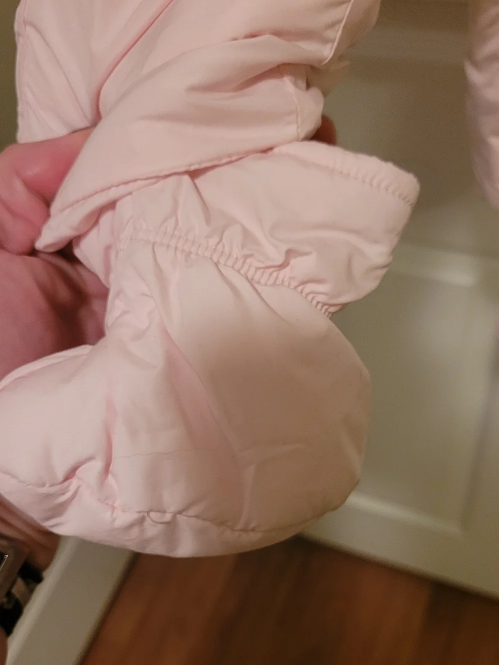 GAP Baby Pale Pink Padded Snowsuit, Up To 3 Months